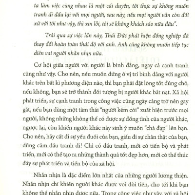 Bạn Hãy Sống Lương Thiện, Nhưng Phải Có Nguyên Tắc