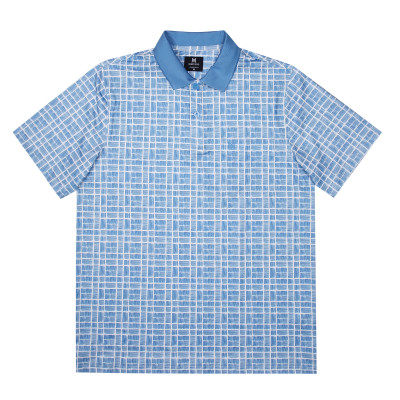 Áo Thun Nam caro Khatoco A2MN458R2-VNIN468-2604-N