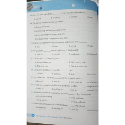 Sách - Global Success - Bài Tập Trắc Nghiệm Tiếng Anh Lớp 8 - Có Đáp Án - Tập 1 - Minh Thắng