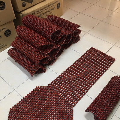 Lót Ghế Hạt Gỗ Nhãn, Hương, Pơ Mu Cho Ghế Ô Tô