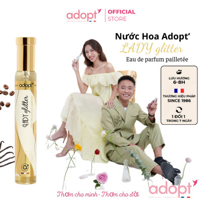Nước hoa nữ thơm lâu chính hãng,nước hoa thùy tiên adopt Lady Glitter hương thơm kiêu sa dung tích 30ml
