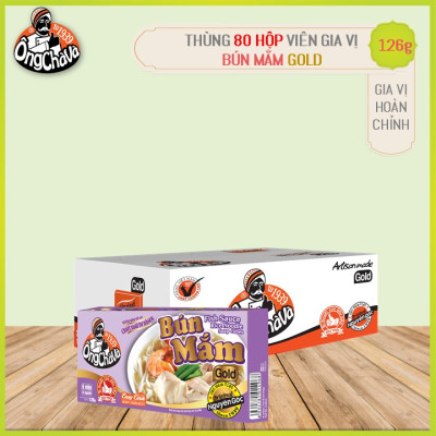 Thùng Viên Gia Vị Bún Mắm Gold 126g Ông Chà Và 80 Hộp Siêu Tiết Kiệm Dễ Sử Dụng Và Tiện Lợi Thích Hợp Cho Quán Ăn