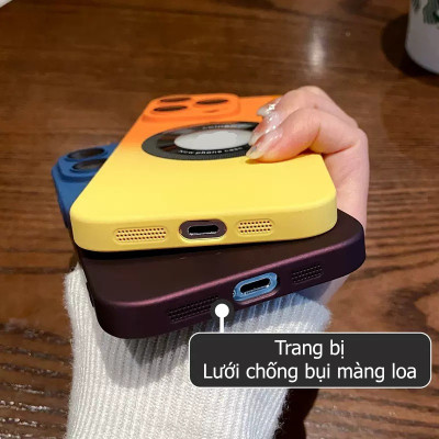 Ốp lưng Maqsafe bảo vệ camera cho iPhone 13 Pro / 13 Pro Max / 14 Plus / 14 Pro / 14 Pro Max hiệu HOTCASE Maqsafe Label trang bị kính cường lực shaphia chống chói cho Camera hỗ trợ chụp ảnh ngoài trời nắng gắt và ngược sáng - hàng nhập khẩu