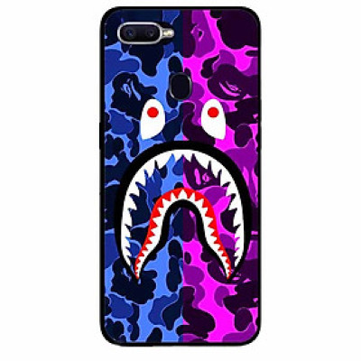 Ốp lưng dành cho Realme 2 Pro mẫu Cá Mập Xanh Hồng