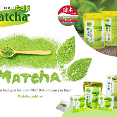 Bột trà xanh Matcha Gold - túi 100g