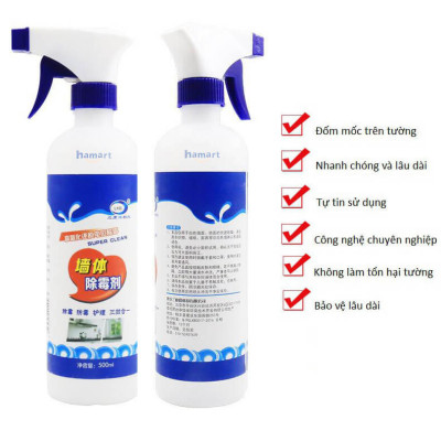 Chai Xịt Tẩy Mốc Tường Nhà 500ml LKB Tẩy Sạch Nấm Mốc Hiệu Quả Tiện Lợi Hàng Chính Hãng