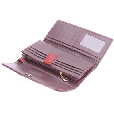Ví nữ da cá sấu màu nâu HJ93203-3207-3284-3285-3726-3728-3731-3733 