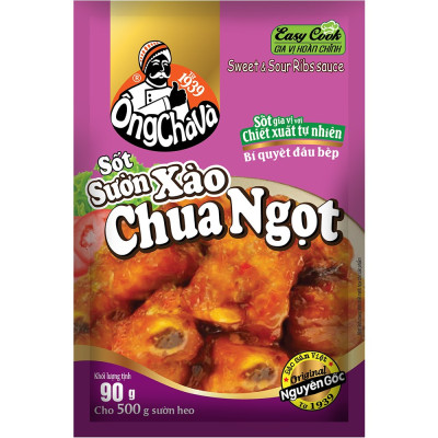 Combo 5 Gói Sốt Sườn Xào Chua Ngọt Ông Chà Và 90g (Sweet & Sour Ribs Sauce)