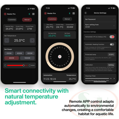 Sưởi điện tử Chihiros Heater External Pro gắn ngoài bể cá tép thủy sinh