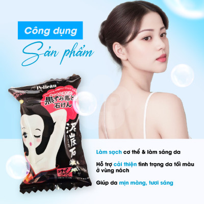 Xà Phòng Tắm Làm Mờ Vết Thâm Và Sáng Vùng Da Nách Pelican 100 G