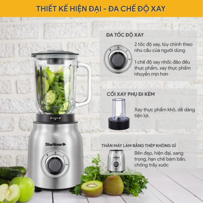 Máy Xay Sinh Tố BlueStone BLB-5341 1.5 Lít 600W - Hàng Chính Hãng