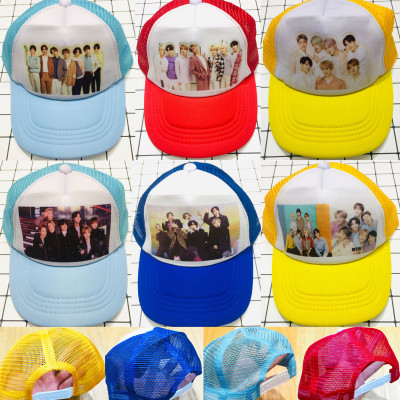 Mũ lưới BTS ảnh khác nhau( màu gửi ngẫu nhiên )