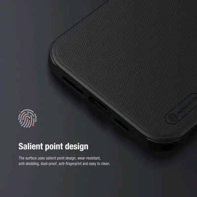 Ốp lưng Nillkin dạng sần cho iPhone 15 Seri - Hàng Chính Hãng