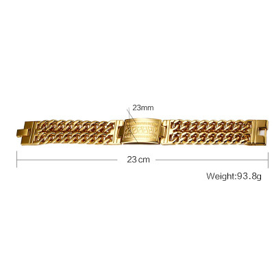 Lắc tay nam thời trang mạ 24k phong cách sành điệu MST92 