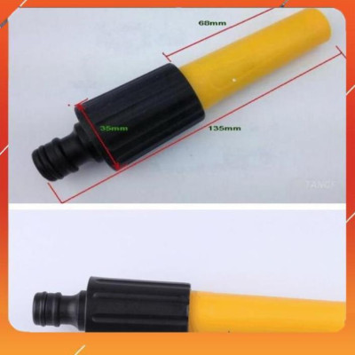 ️Evoucher Bộ dây vòi xịt nước rửa xe, tưới cây , tăng áp 3 lần, loại 7m, 10m 206622-5 cút sập,nối đen+  móc khoá