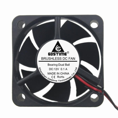 1 Quạt Tản Nhiệt Dc 12v 2pin 5cm 50mm X 20mm 5020