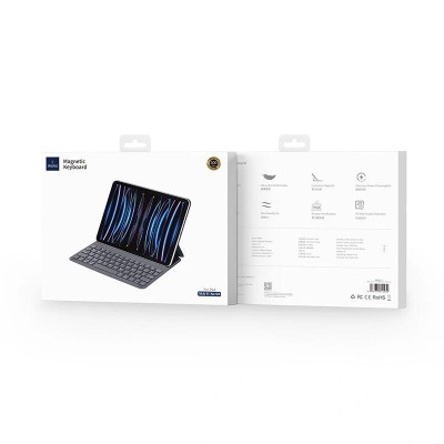 Bao da nam châm kèm bàn phím Wiwu Ultra Slim Magnetic Keyboard F17 cho iPad Air 6 11inch M2 , Ipad Air 6 13inch M2 - Hàng chính hãng