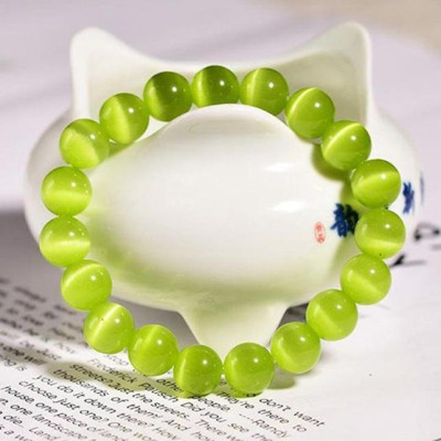 Vòng tay phong thủy đá opal mắt mèo hợp mệnh, chiêu tài hút lộc, bình an VTO1