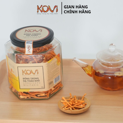 Đông trùng hạ thảo KOVI khô sấy thăng hoa 25g | Loại đẹp chất lượng cao tốt cho sức khỏe