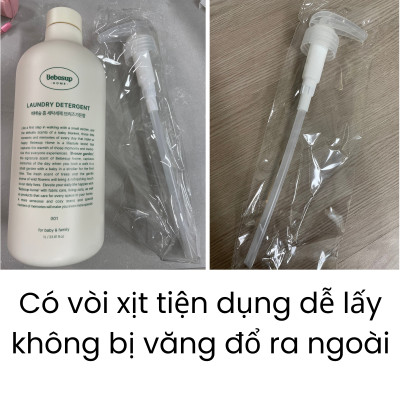 Nước Xả Quần Áo Không Gây Kích Ứng Da Nhập Khẩu Hàn Quốc Bebesup