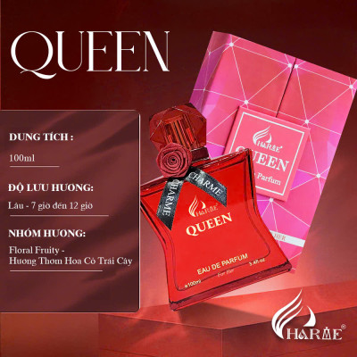 Nước Hoa Nữ CHARME QUEEN 10ml/100ml Lưu Hương Lâu Quyến Rũ, Gợi Cảm_Nước Hoa Chính Hãng