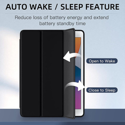 Bao da TPU cho iPad 10.2-inch Gen 7, Gen 8, Gen 9 Smart Case chống sốc chống bụi bẩn - hàng chính hãng