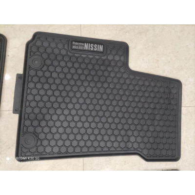 Thảm lót sàn xe Kia morning cao su đúc, tổ ong, vừa khít xe CHỮ TRẮNG