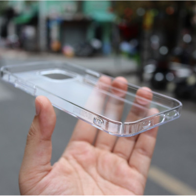Ốp lưng siêu mỏng 0.3mm chống ố cho iPhone 16 Pro Max / 16 Pro / 16 Plus / 16 hiệu HOTCASE Memumi Crystal thiết kế ôm sát máy, chống sốc , chống trầy xước - Hàng nhập khẩu 