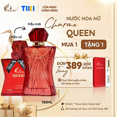 Nước Hoa Nữ CHARME QUEEN 10ml/100ml Lưu Hương Lâu Quyến Rũ, Gợi Cảm_Nước Hoa Chính Hãng