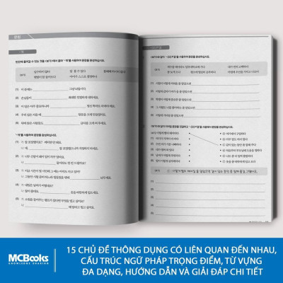 Sách - Tiếng Hàn Tổng Hợp Cao Cấp 5 - Sách Bài Học - Bản Đen Trắng - MCBooks