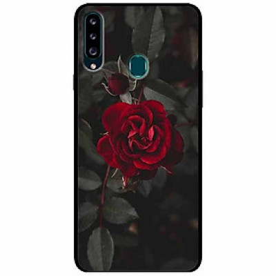 Ốp lưng dành cho Samsung A20s mẫu Hoa Hồng Đỏ