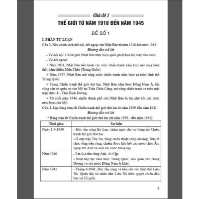 Đề kiểm tra đánh giá Lịch Sử 9 Theo chủ đề (Dùng chung các bộ SGK) (HA-MK)