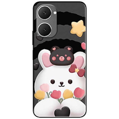 Ốp lưng cho Vivo Y03 - Y03T - Y18 - Y18S - Y18T - Y27 5G - Y28 4G - Y36 - Thỏ Trắng Sao - Hàng Chính Hãng