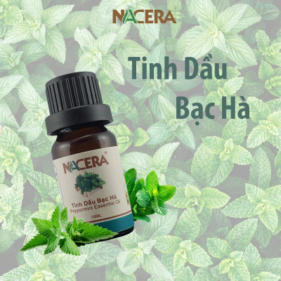 Tinh dầu Bạc Hà 10ml [ Nhập khẩu Ấn Độ ] Giúp làm thơm phòng, kháng khuẩn, có kiểm định chất lượng