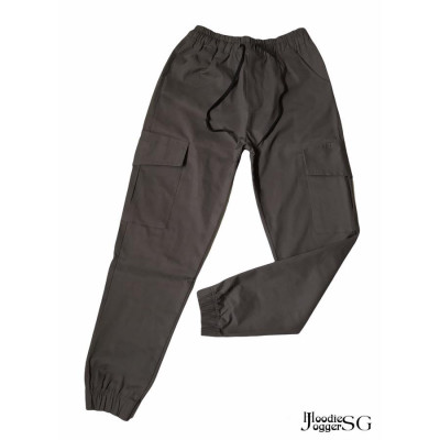 (Size đến 110kg) Quần jogger túi hộp nam nữ, chất kaki dày dặn, co giãn.