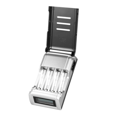 Bộ sạc pin PALO cho Pin sạc AA / AAA Ni-MH / Ni-Cd Màn hình LCD