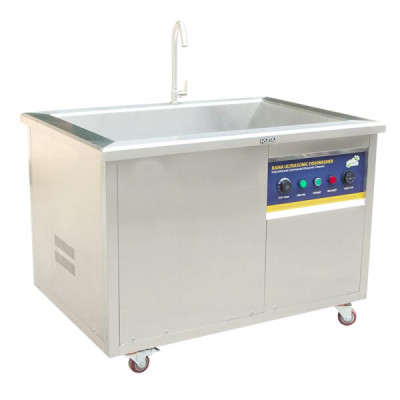 Máy rửa bát sóng siêu âm cho nhà hàng, bếp ăn tập thể  Rama RB1200 dung tích 180L - Hàng chính hãng