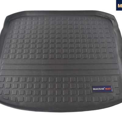 Thảm lót cốp xe ô tô Audi A3 2014- nhãn hiệu Macsim chất liệu TPV cao cấp màu đen