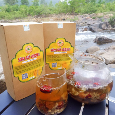 Set Nguyên Liệu Nấu Chè Sâm Bổ Lượng Shop Thảo Dược (gói 300g, 12 vị, nấu 4lit)