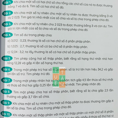 Sách - Toán bồi dưỡng học sinh giỏi Toán 5