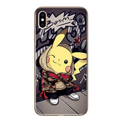 Ốp lưng dành cho iPhone X/XS/XS MAX - Pulldog Hiphop Nền Tím