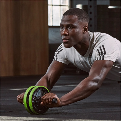 Con Lăn Tập Cơ Bụng, Bánh Xe Đẩy ADIDAS ADAC-11407 Performance AB Wheel (1 Cái) - Hàng Chính Hãng