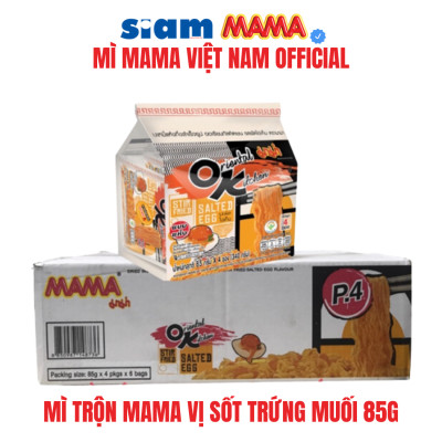 MUA 1 THÙNG TẶNG 6 GÓI - THÙNG 24 GÓI-  MÌ TRỘN MAMA OK  VỊ TRỨNG MUỐI 85G