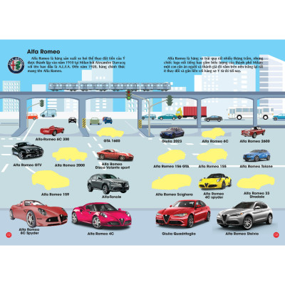 Sách - Bóc Dán Hình Sticker Thông Minh - Cars: Các Hãng Xe Hơi Trên Thế Giới Tập 1