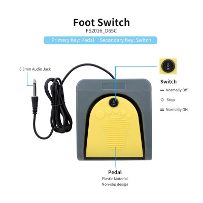 Bàn phím máy tính PCsensor FS2016_D65C có phím điều khiển công tắc 