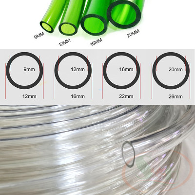 Ống dây chống gập 9 / 12 / 16 / 20 mm in out lọc thùng thay nước bể cá tép thủy sinh