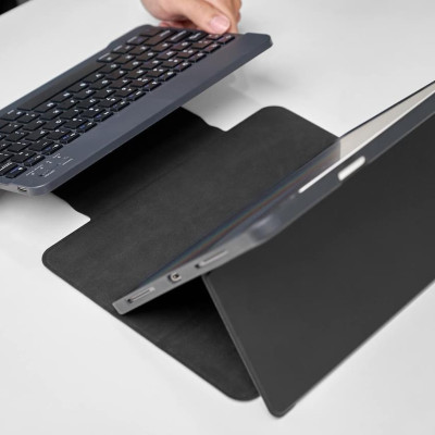 Bao da bàn phím IPad Gen 10 2022/ Pro 11 in M1 /M2 /Air 4, 5 10.9 / Gen 9 10.2 inch WIWU Folio Protective Keyboard Case - Hàng chính hãng