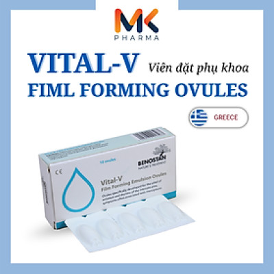 VIÊN ĐẶT HỖ TRỢ PHỤ KHOA VITAL -V FILM FORMING OVULES