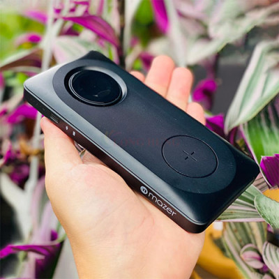 Đế sạc không dây Mazer MagAir Duo 10000mAh M-MAGAIR14DUO-BK - Hàng chính hãng