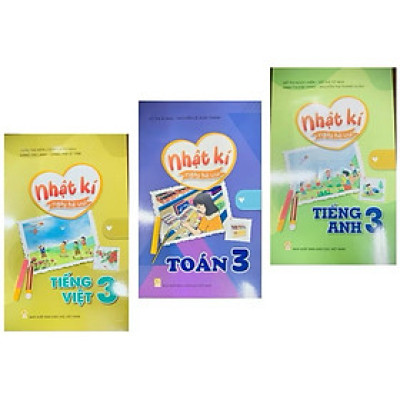 ￼Sách - ( Combo 3 Cuốn ) Nhật kí ngày hè vui Toán + Tiếng Việt + Tiếng Anh 3